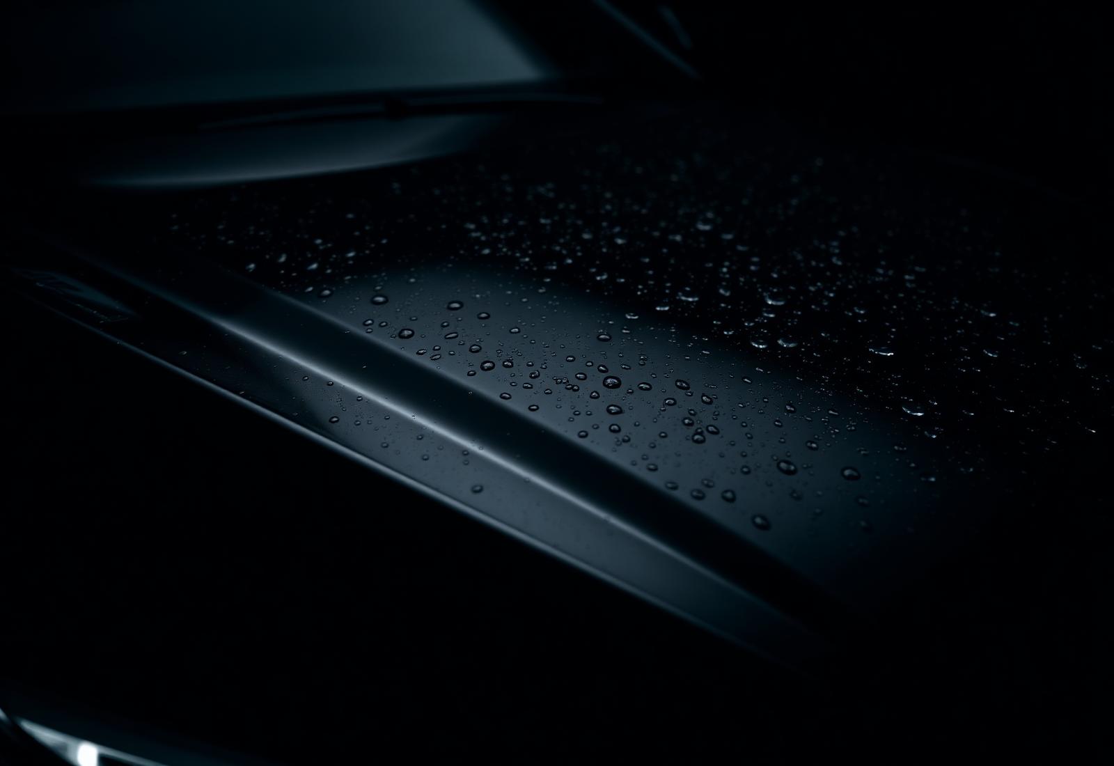 Glossy detailed car finish